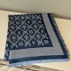 루이비통 Louis Vuitton MP2823 Since 1854 MONOGRAM SHAWL 스카프 블루 142*142cm