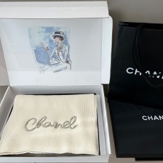 샤샤넬 CHANEL 캐시미어 목도리 3 피스 세트