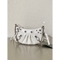 발렌시아가 Balenciaga LE CAGOLE MINI 체인백 695814 화이트