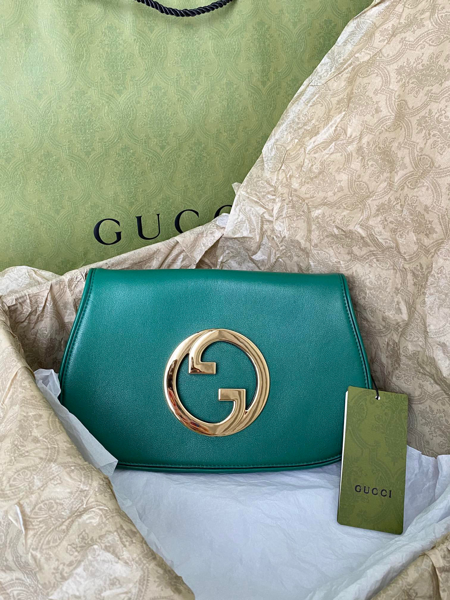 구찌 Gucci Gucci Blondie 숄더백 699268 그린