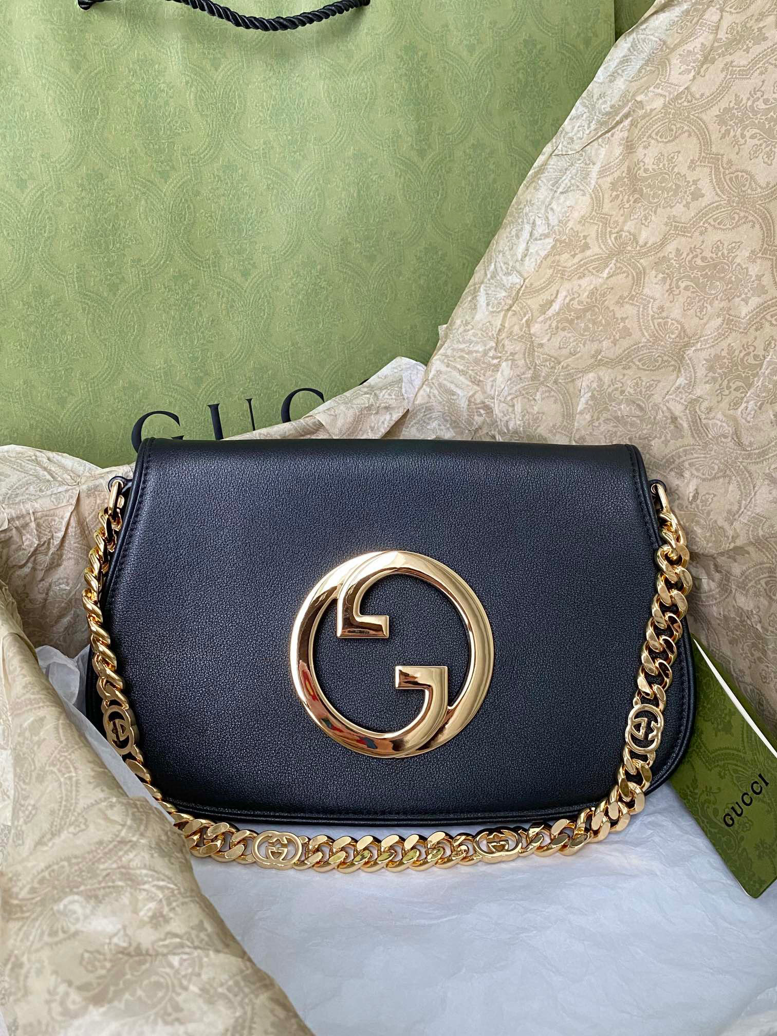 구찌 Gucci Gucci Blondie 숄더백 699268 블랙