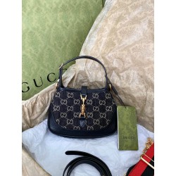 구찌 Gucci Jackie 스몰 GG 숄더백 685127 블랙