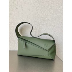 로에베 Loewe Puzzle hobo 숄더백 51067 그린