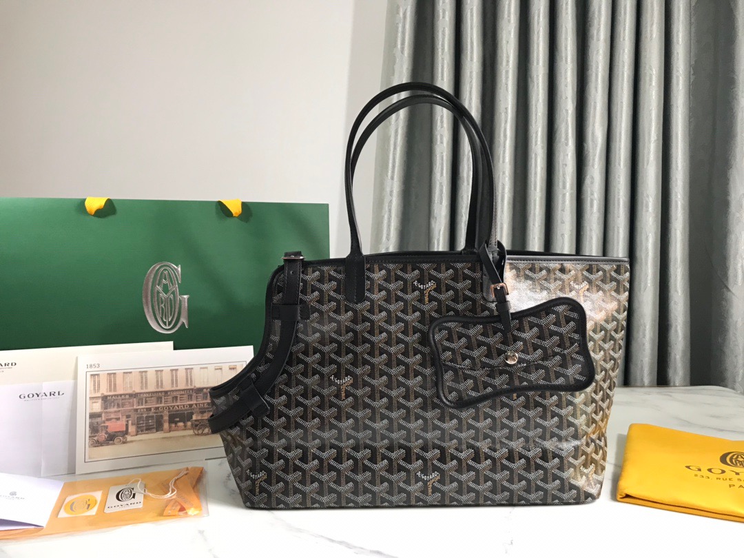 고야드 Goyard chien Gris & Pocket  토트 백 33.5CM