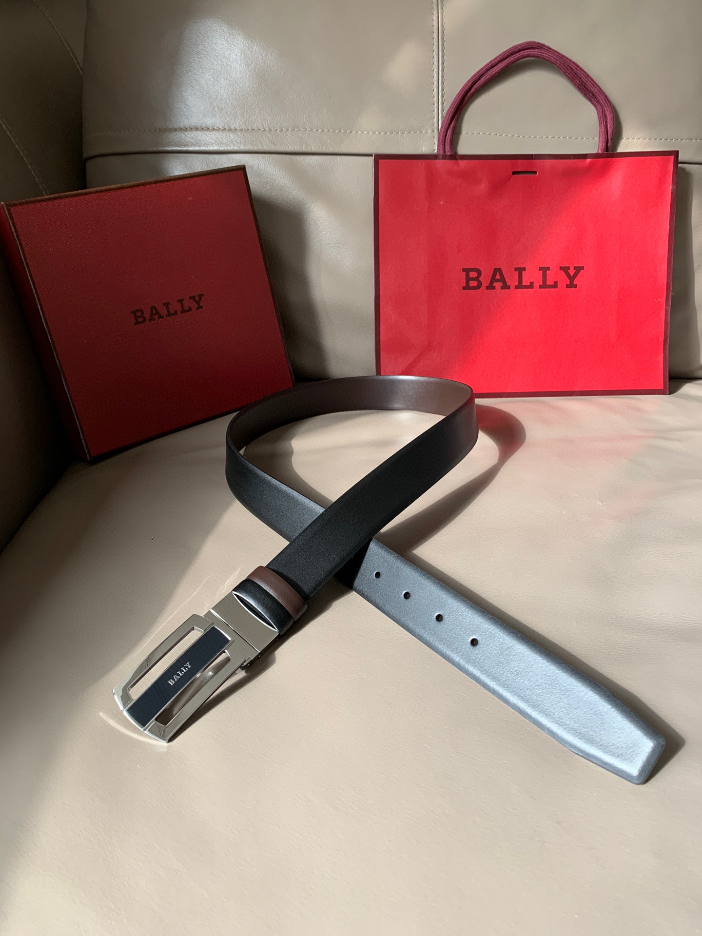 발리 BALLY 벨트 35mm