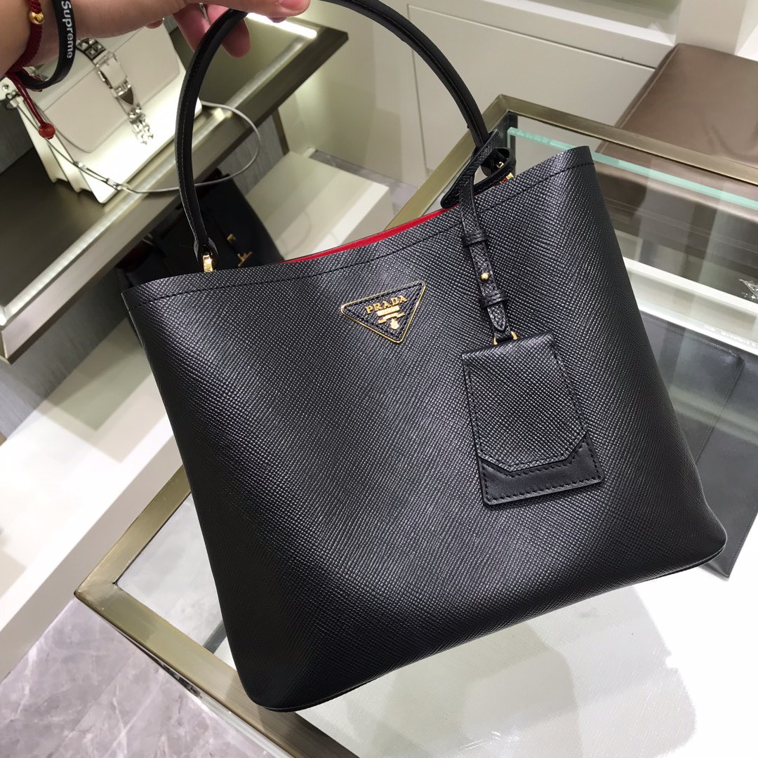프라다 Prada 1BA211 탑 핸들백 27CM