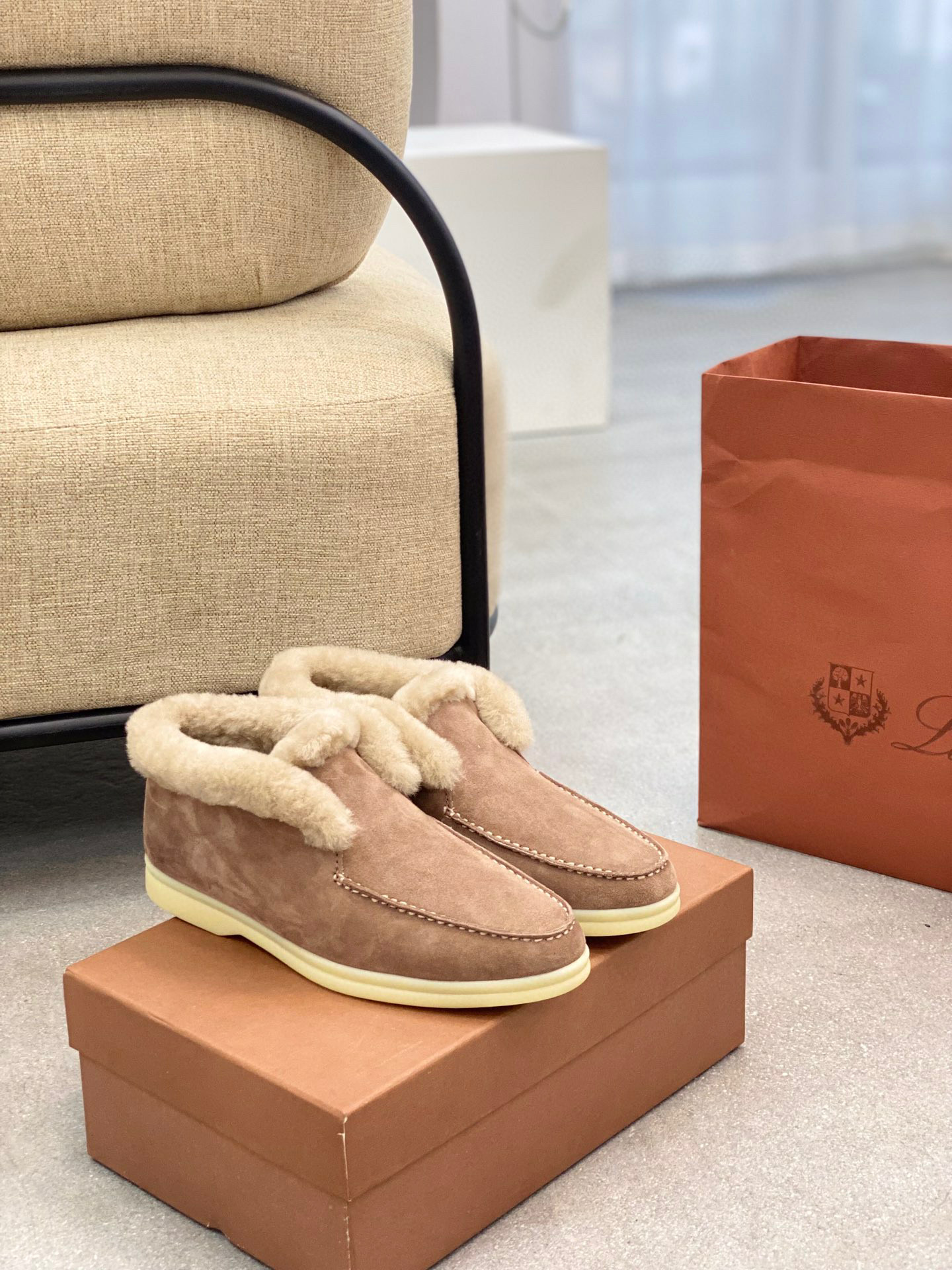 로로피아나 Loro Piana Open Walk 앵클 부츠