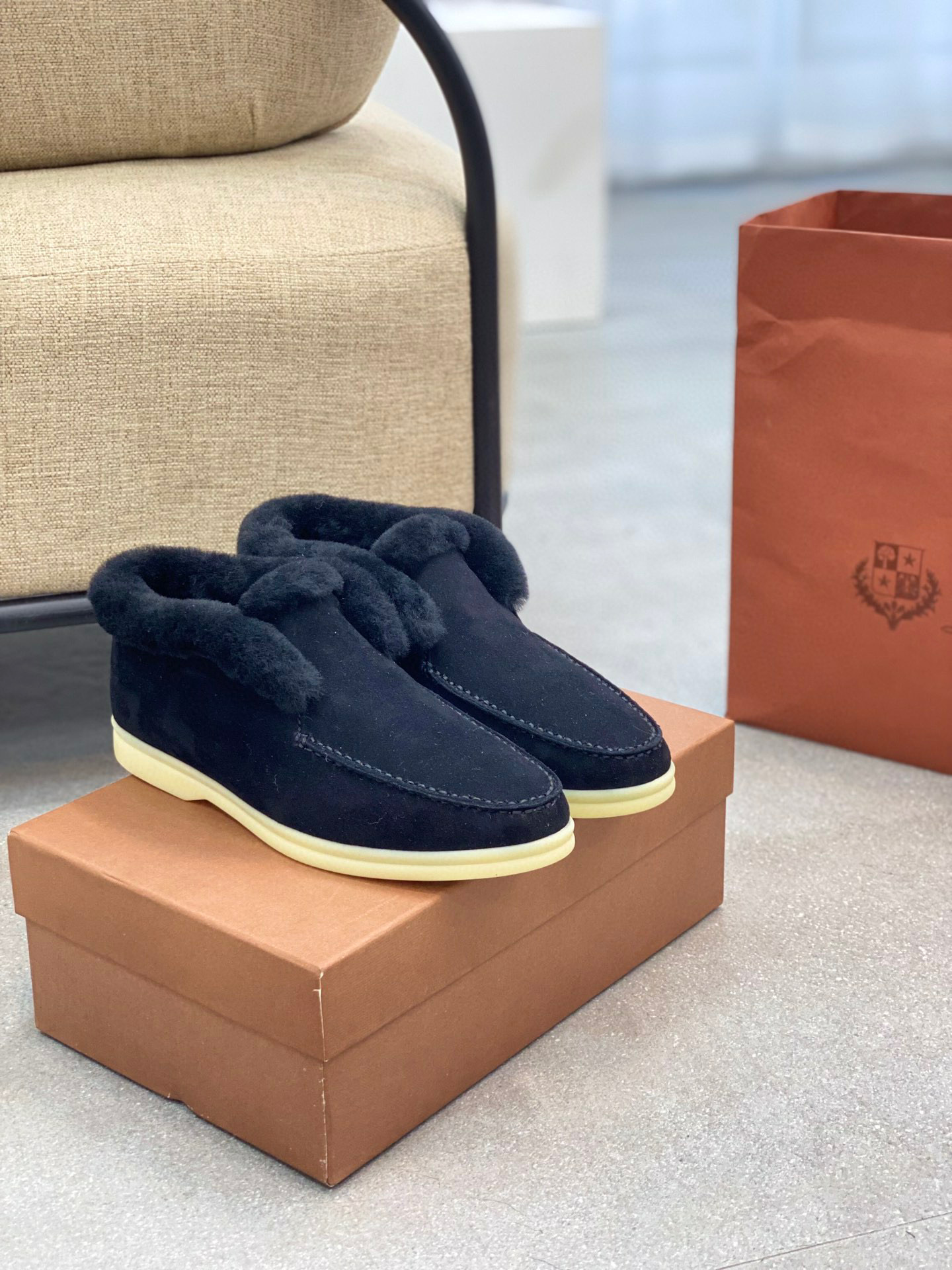 로로피아나 Loro Piana Open Walk 앵클 부츠