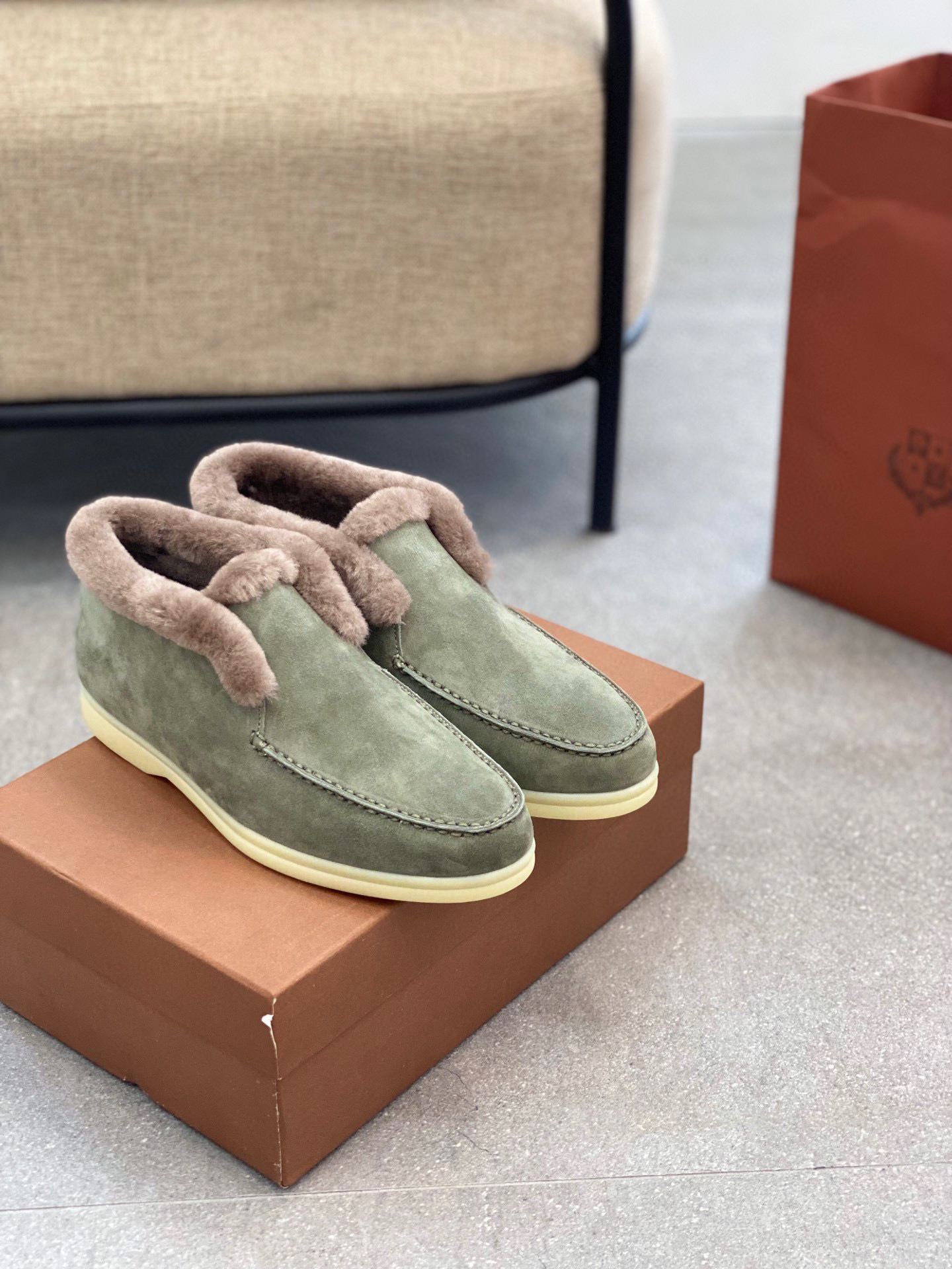 로로피아나 Loro Piana Open Walk 앵클 부츠