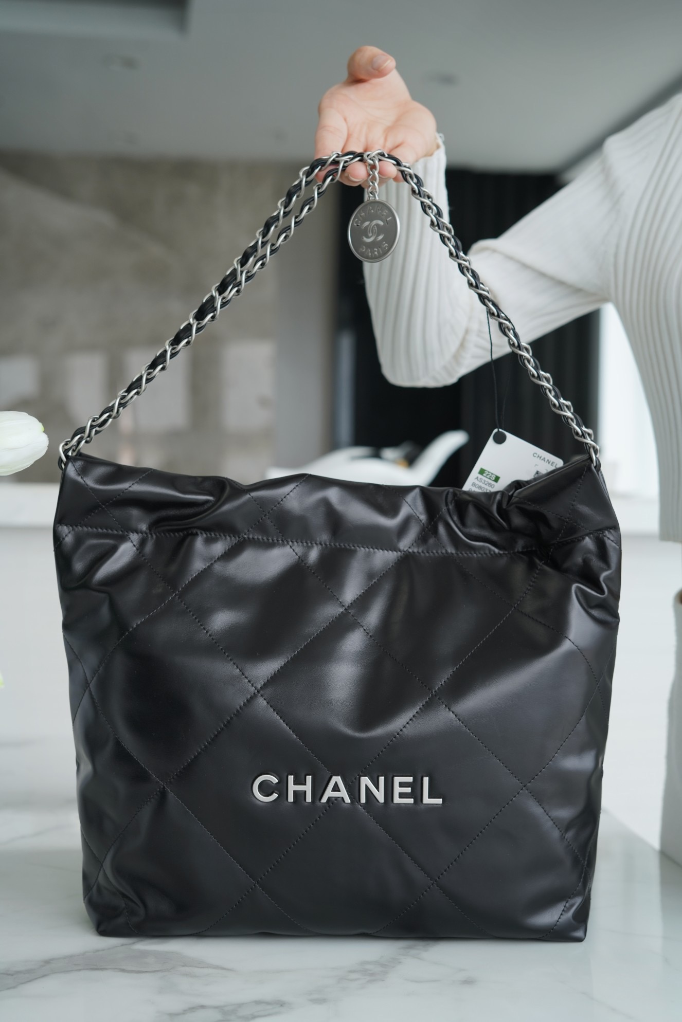 샤넬 CHANEL 22 스몰 핸드백 35CM