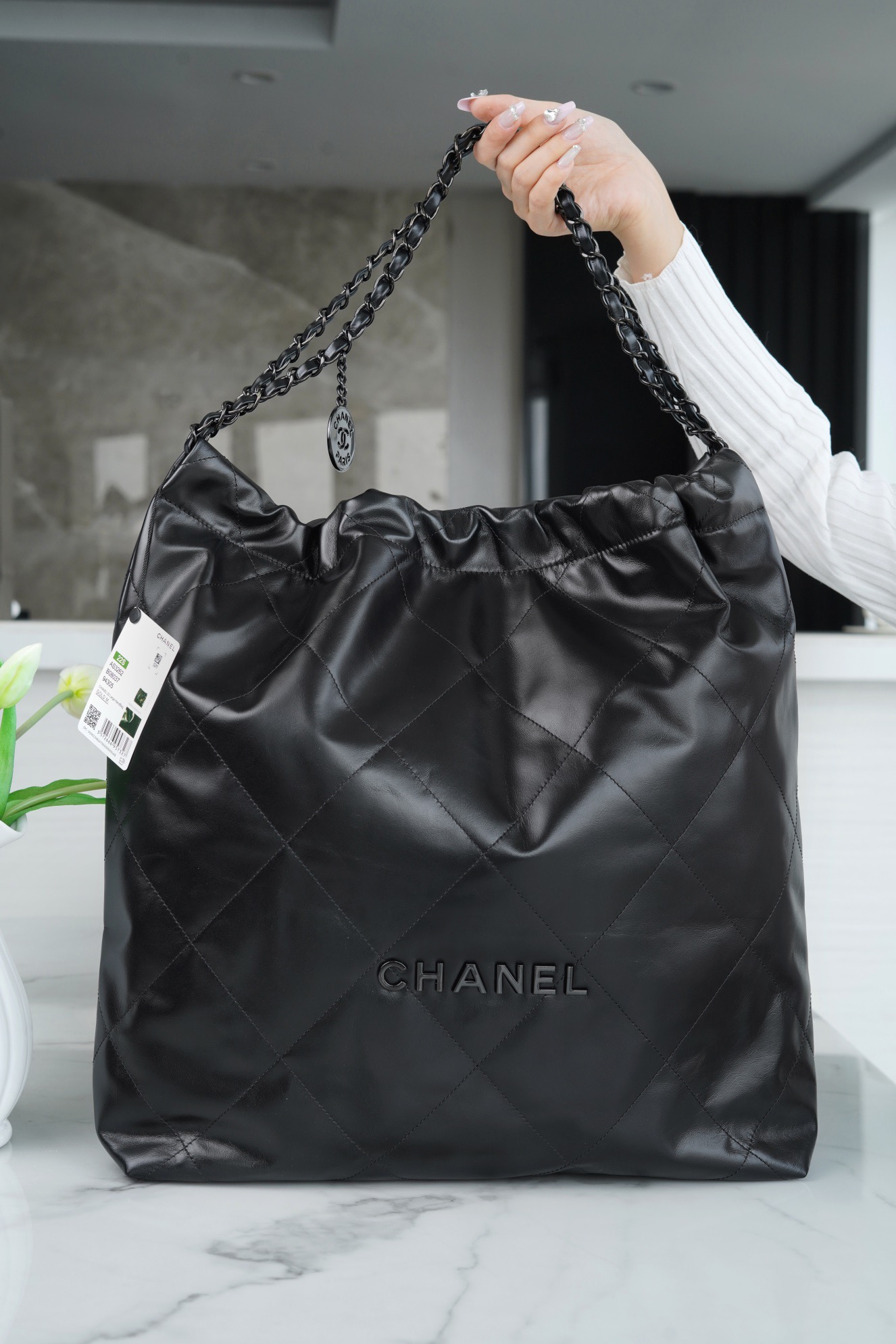 샤넬 CHANEL 22 라지 핸드백 48CM