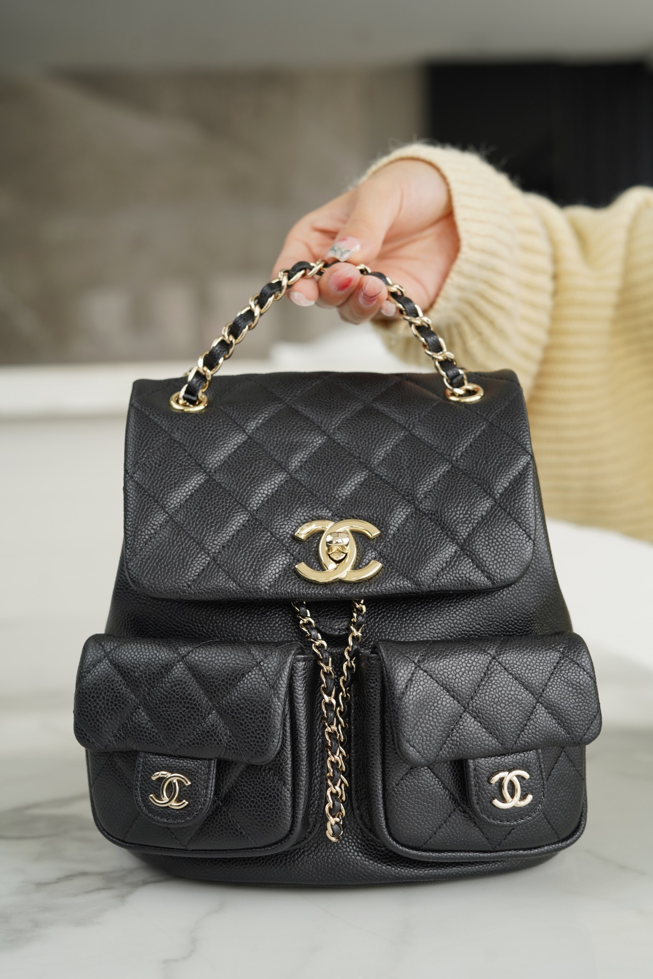 샤넬 CHANEL  백팩 20.5CM