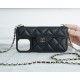 샤넬 CHANEL 체인 플랩 폰 홀더 16.5CM