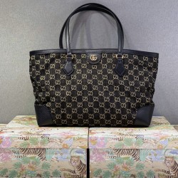 구찌 Gucci Ophidia 웹(Web) 미디엄 토트백 631685 블랙 38CM