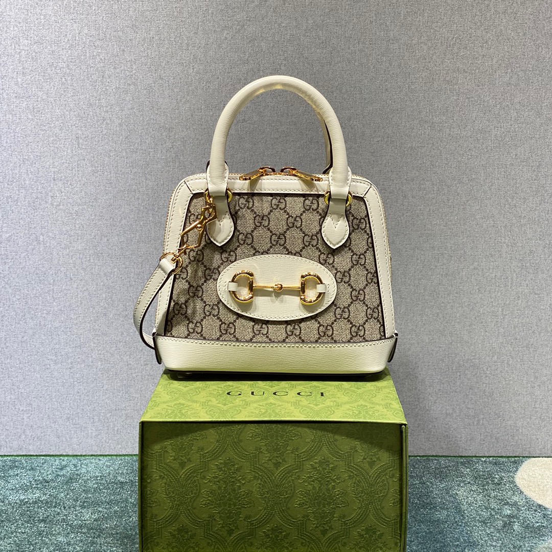 구찌 Gucci 640716 [구찌 홀스빗 1955] 미니 탑 핸들백 20CM