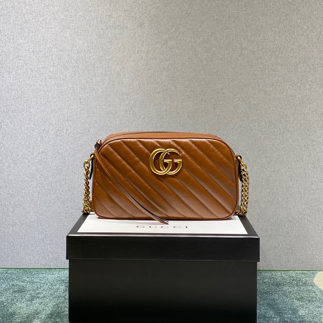 구찌 Gucci 447632 Marmont [GG 마몽] 스몰 마틀라세 숄더백 24CM