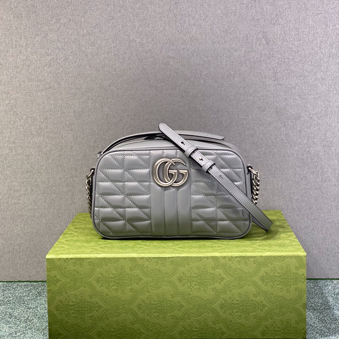 구찌 Gucci 447632 Marmont [GG 마몽] 스몰 마틀라세 숄더백 24CM