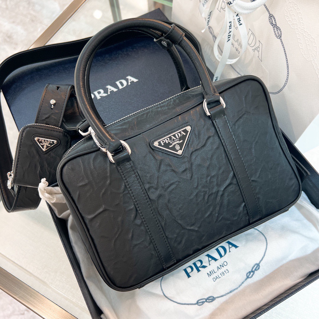 프라다 Prada 1BB092 탑 핸들백 24CM