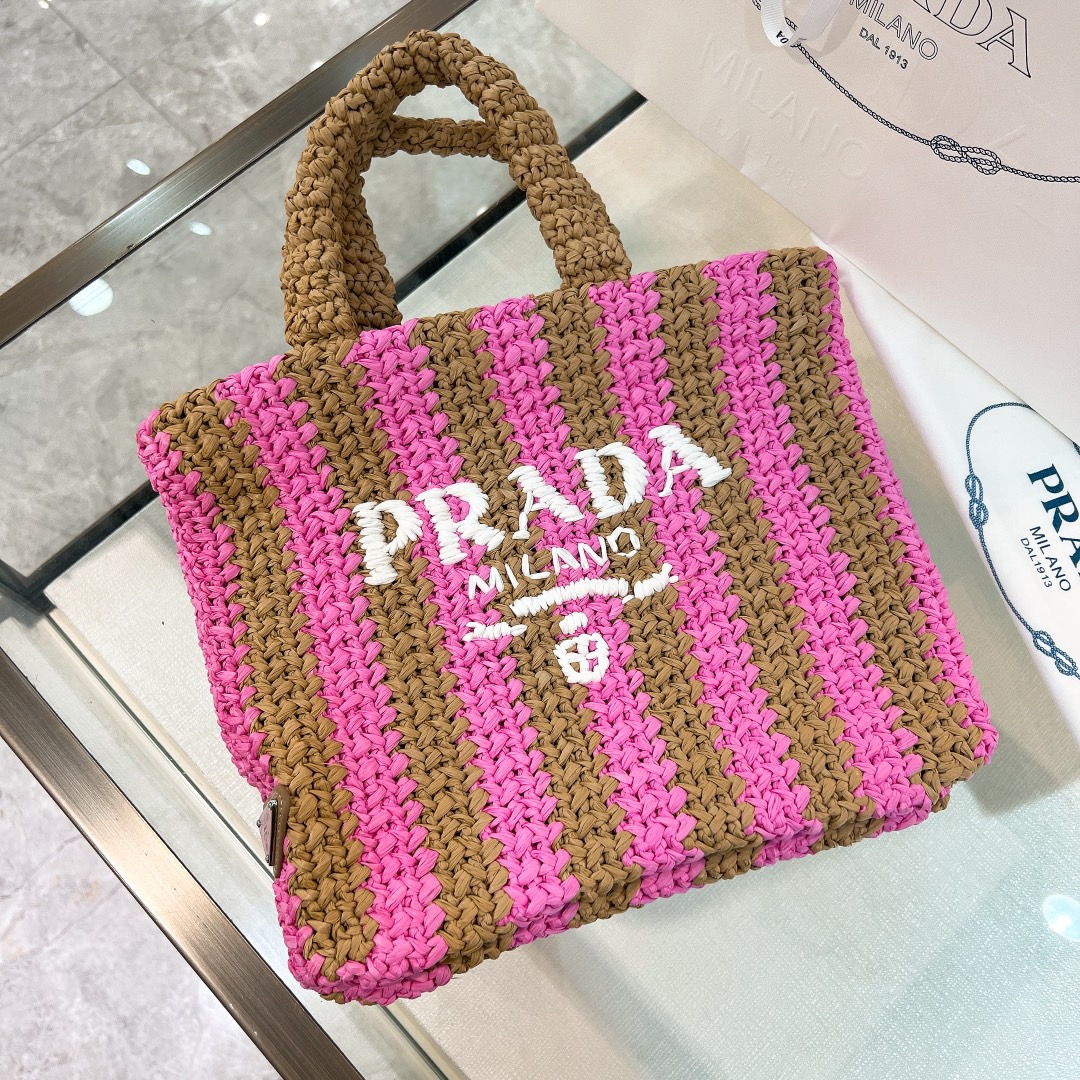 프라다 Prada 1BG422 토트 백 24CM