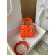 디올 Dior micro lady bag mini 탑 핸들백 12CM