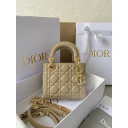 디올 Dior Lady 탑 핸들백 17CM