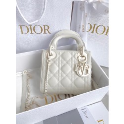 디올 Dior Lady 탑 핸들백 17CM