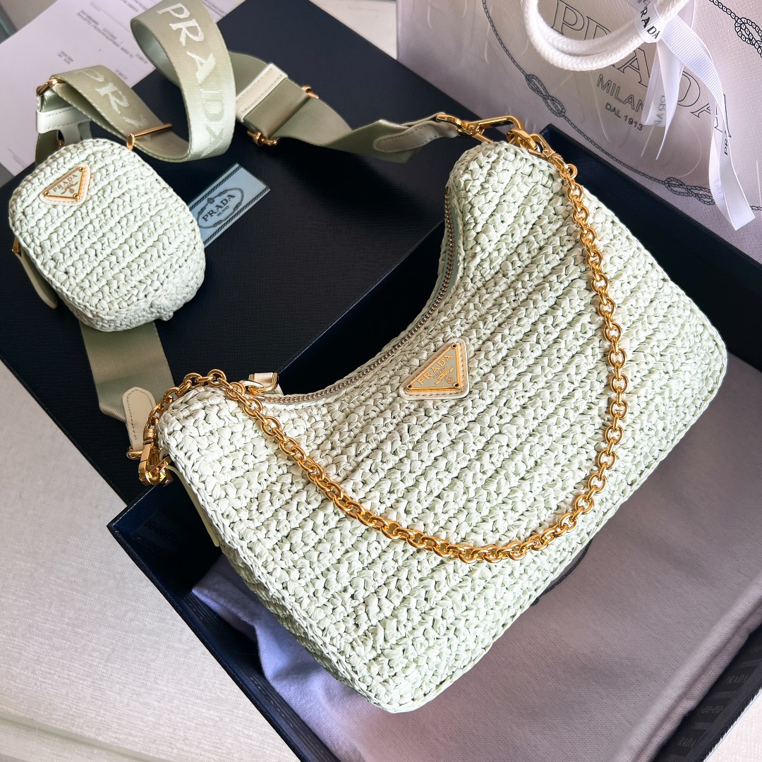 프라다 Prada Hobo 1BH204 크로스 백 22CM