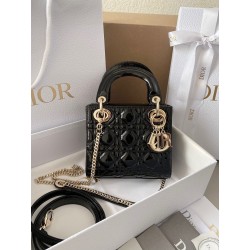 디올 Dior Lady 탑 핸들백 17CM