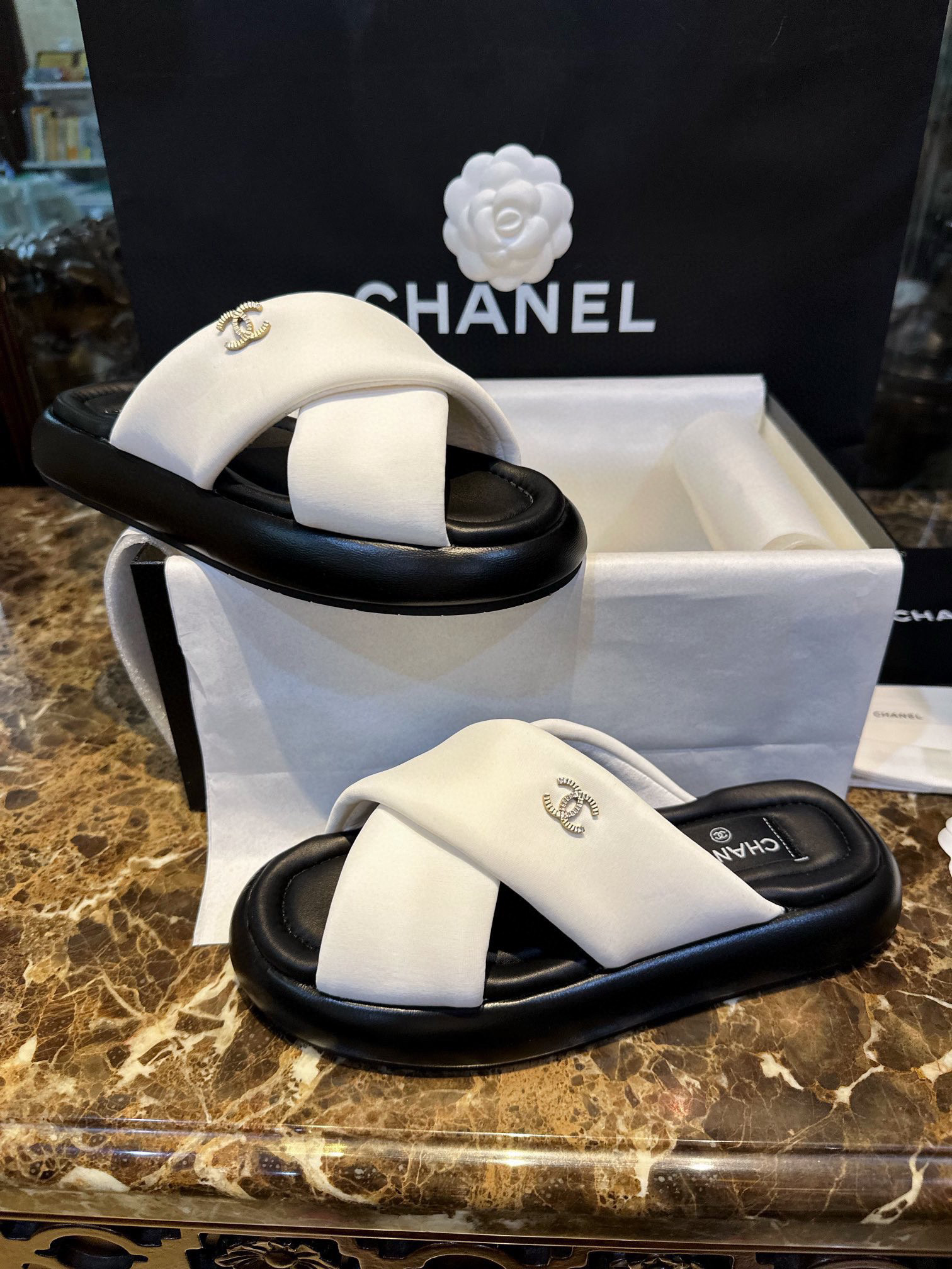 샤넬 CHANEL 실내화