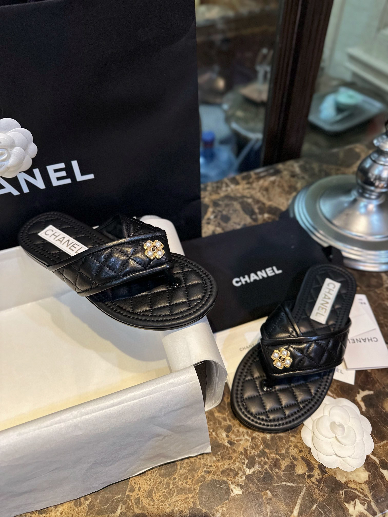 샤넬 CHANEL 실내화