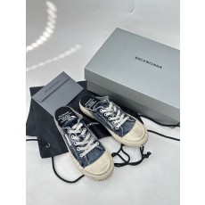 발렌시아가 Balenciaga 파리 스니커즈 뮬 블루