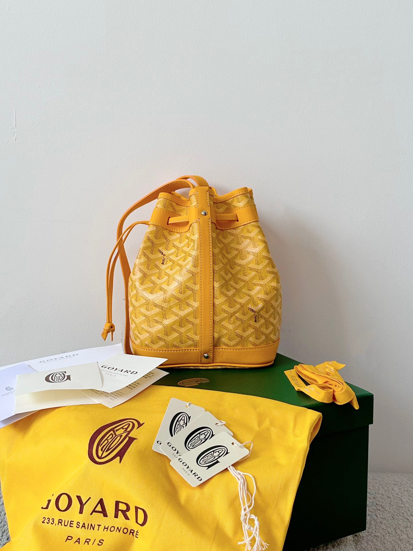 고야드 Goyard Petit flot 버킷 백 23CM