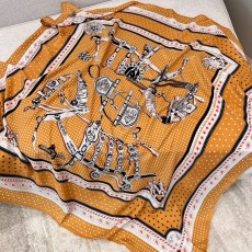 에르메스 Hermes 숄 Harnais de Cour Bandana 140x140cm