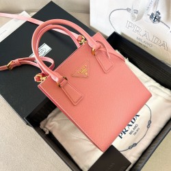 프라다 Prada Saffiano Mini 1BA358 토트 백 19CM