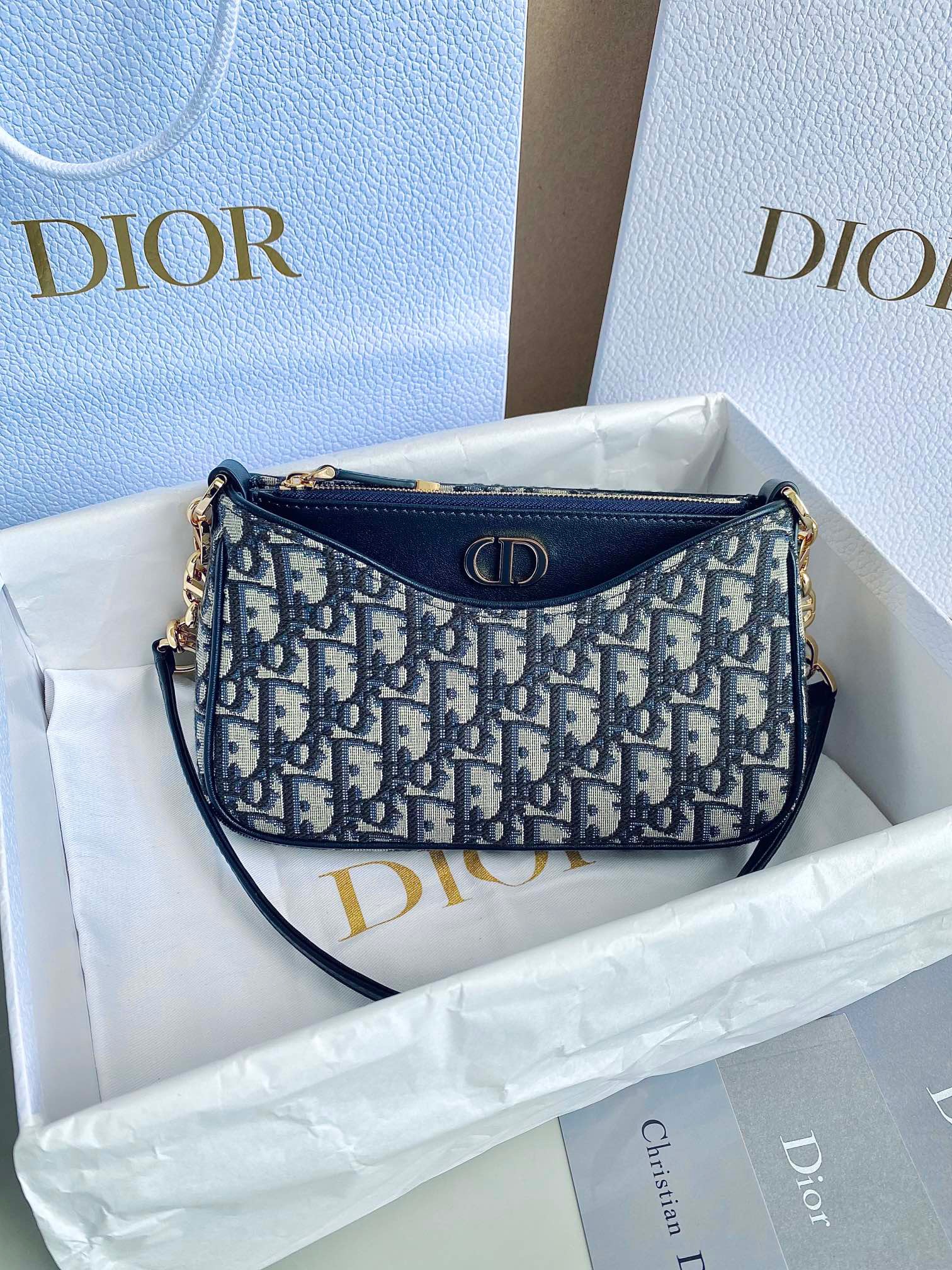 디올 Dior Hobo Avenue 숄더백 21CM