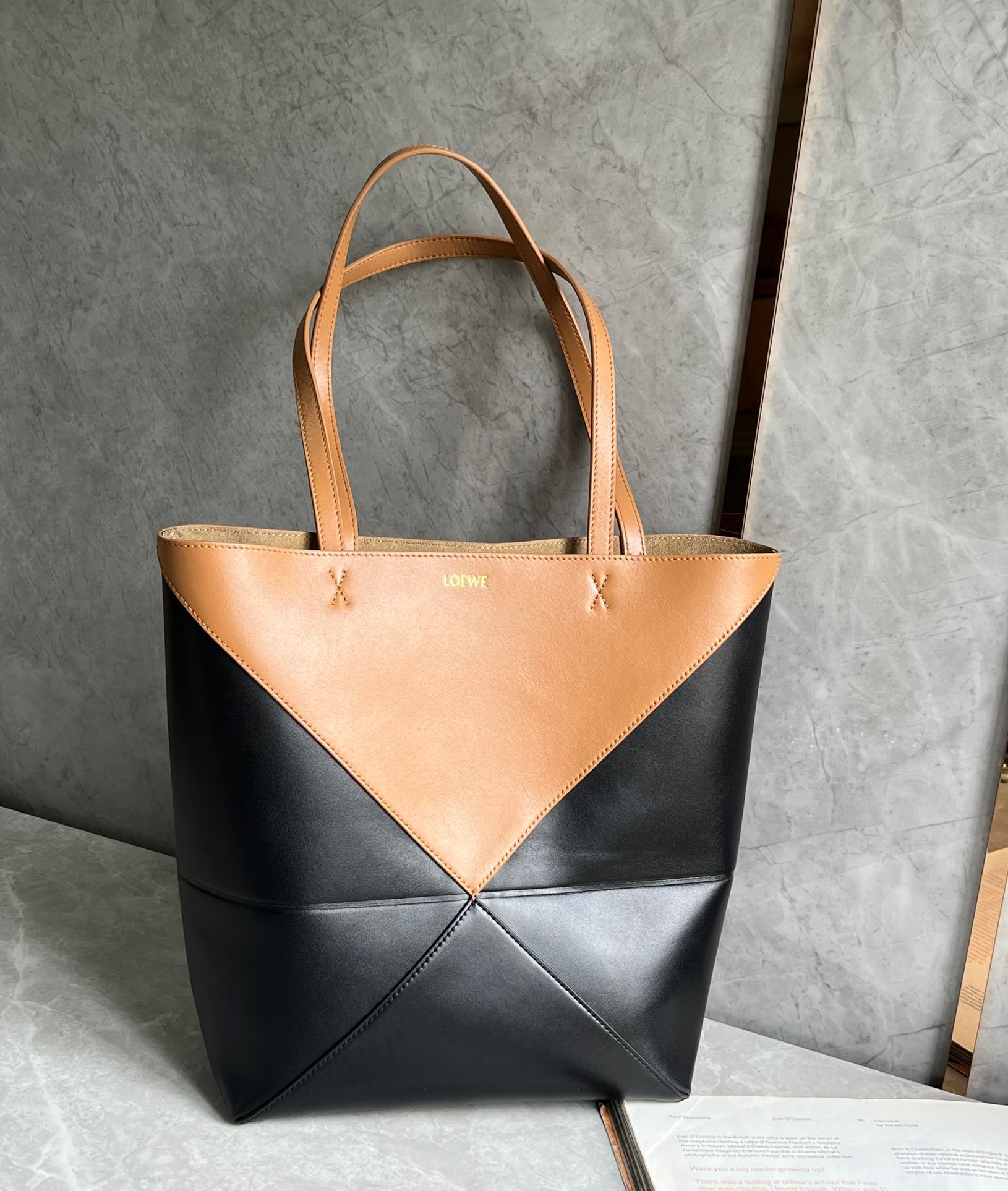 로에베 Loewe puzzle fold tote 토트 백 25.5CM