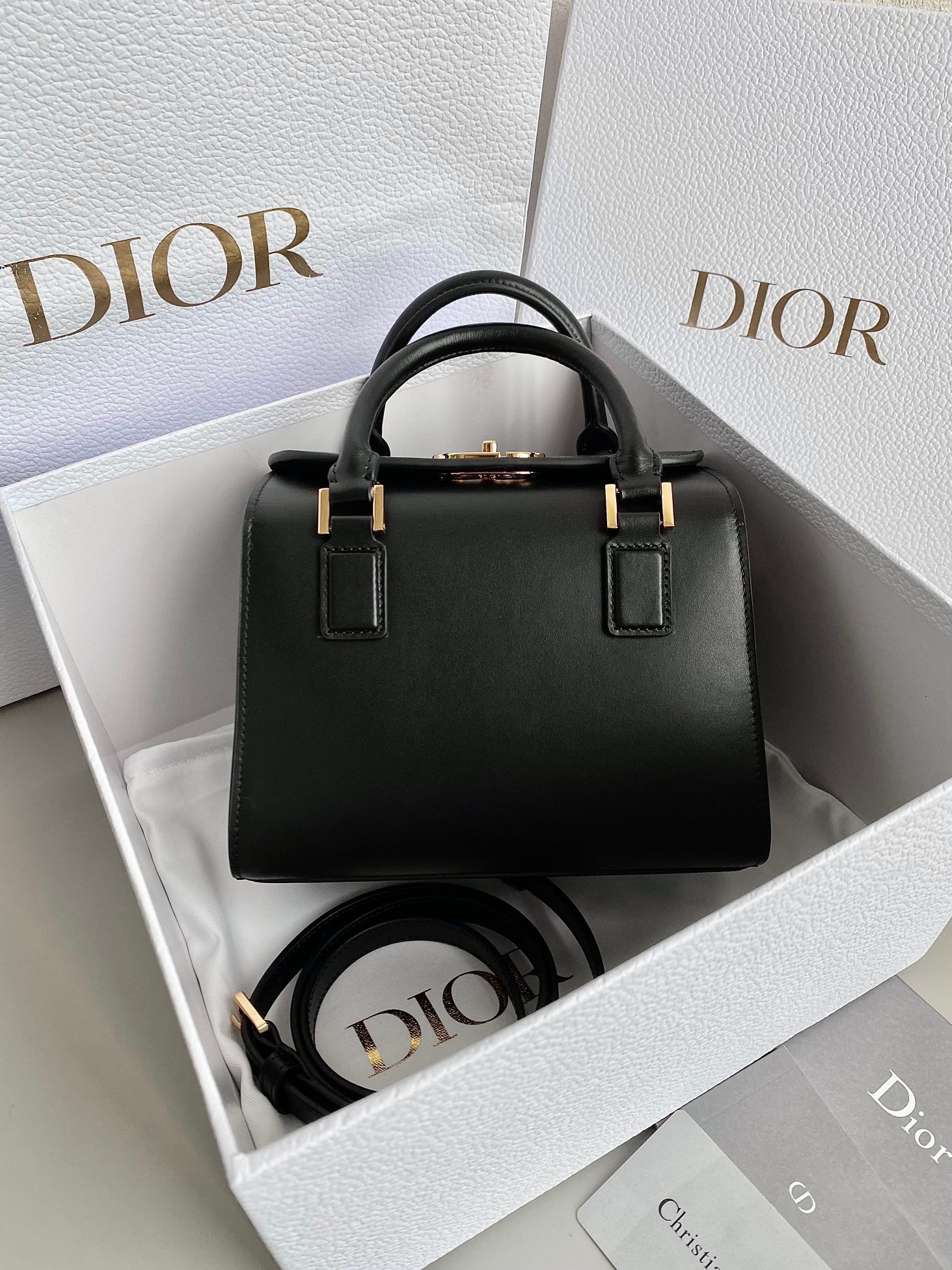 디올 Dior 7503 Boston 7503 탑 핸들백  20CM