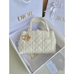 디올 Dior 1292 Toujours 탑 핸들백 23CM