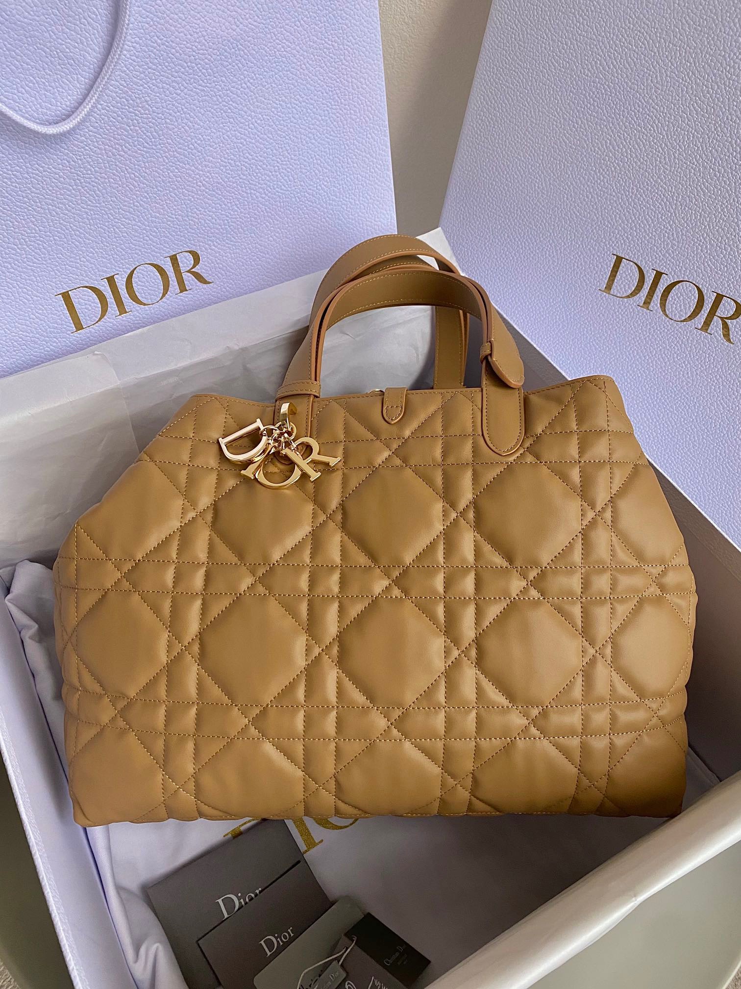 디올 Dior 1292 Toujours 탑 핸들백 37CM