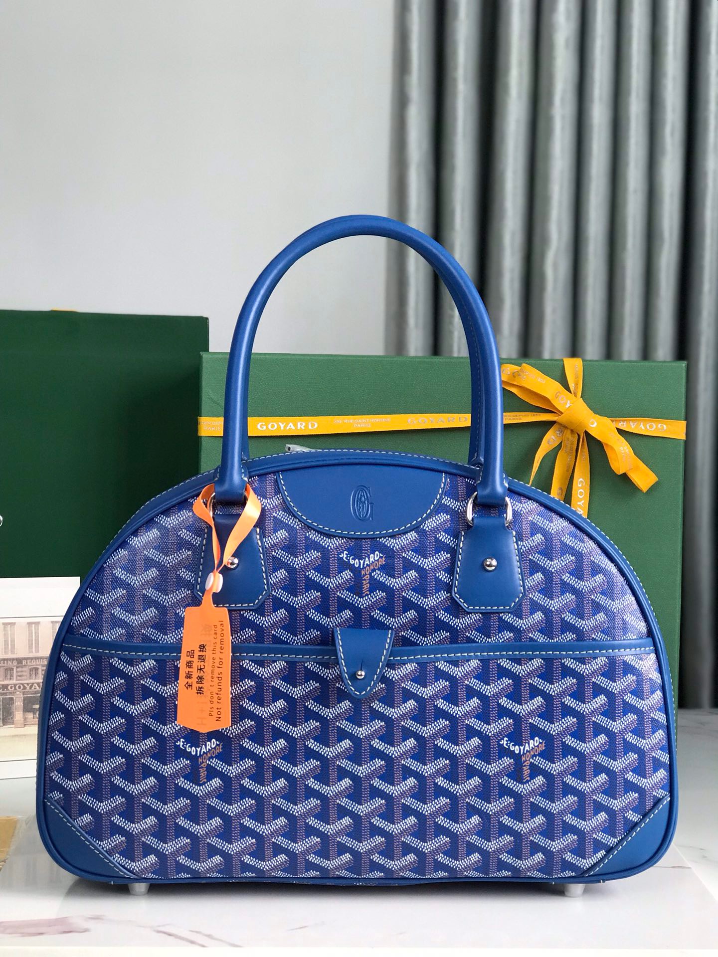 고야드 Goyard Vintage 탑 핸들백 35.5CM