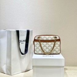 셀린느 CELINE 196252 CANVAS PATAPANS 숄더백 20.5CM