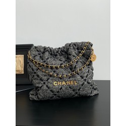 샤넬 CHANEL AS3261 22K 미디움 핸드백 & 골드 메탈 39CM