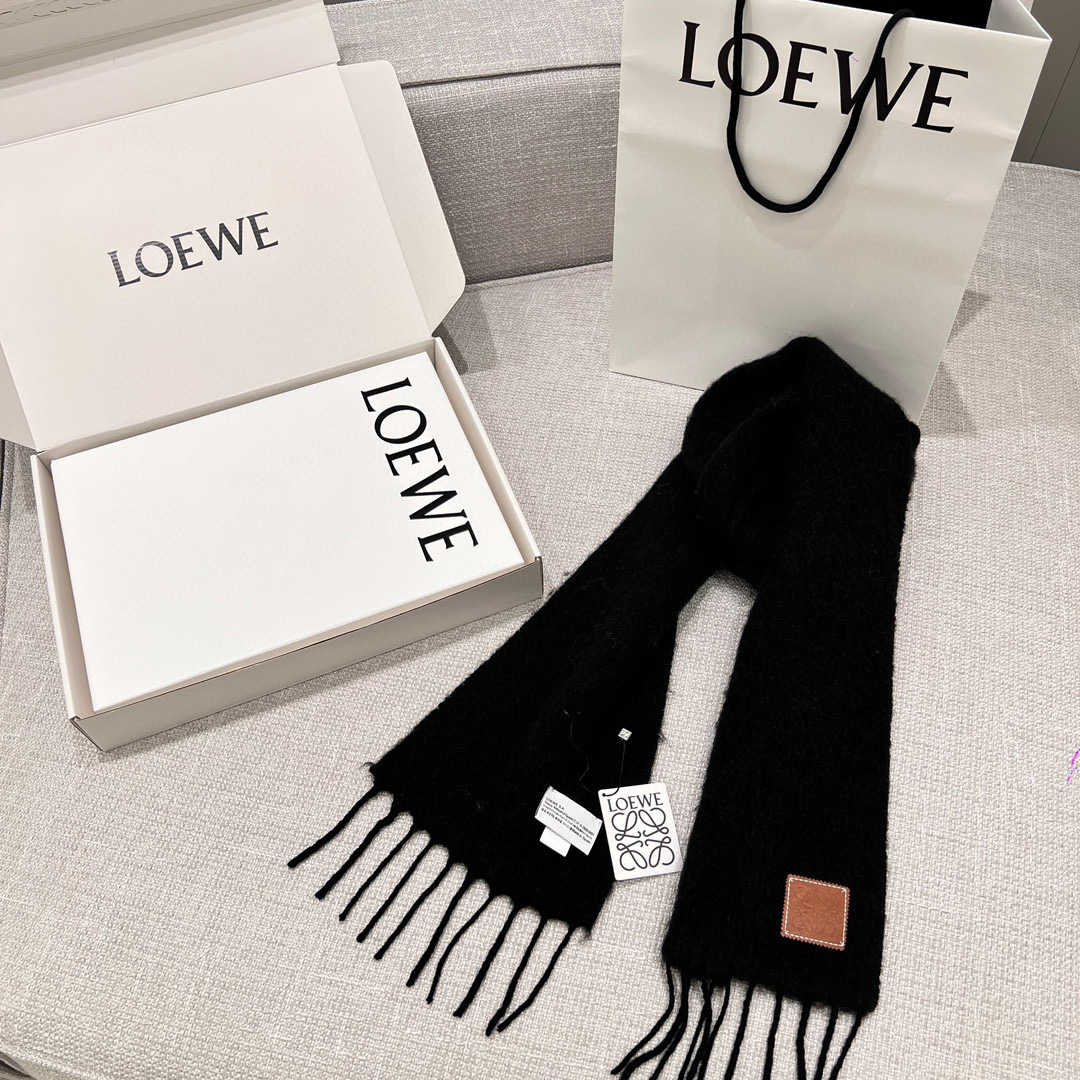 로에베 Loewe 캐시미어 스카프 185x23cm