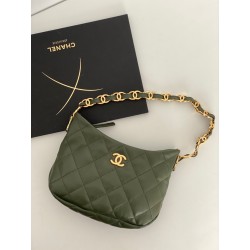 샤넬 CHANEL AS3562 22K Hobo 호보 핸드백 램스킨 & 골드 메탈  24CM