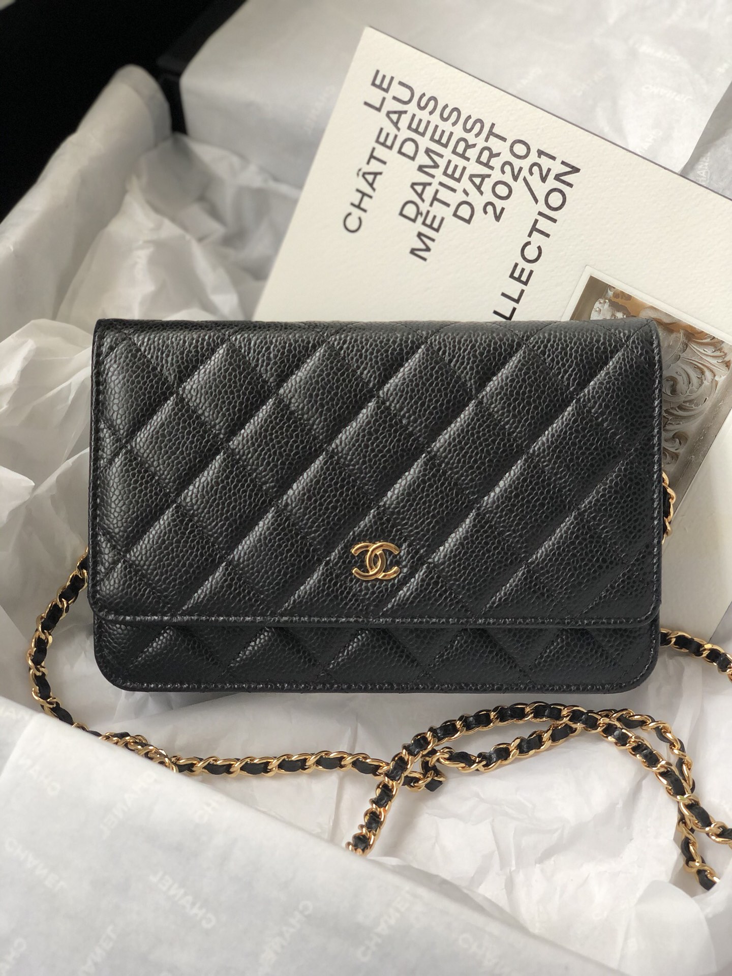 샤넬 CHANEL WOC 체인 지갑 19CM