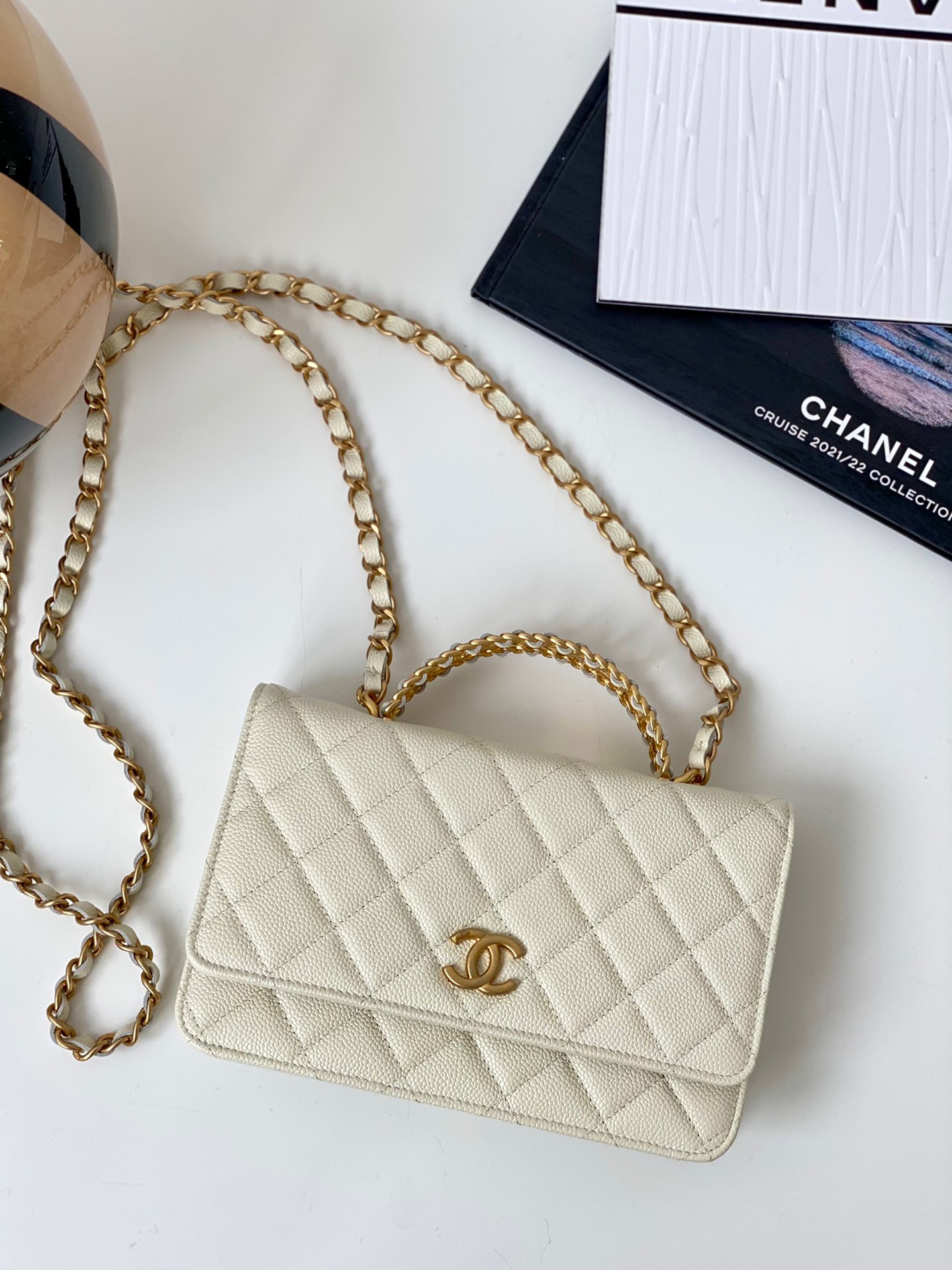샤넬 CHANEL WOC AP2804 체인 지갑 18CM