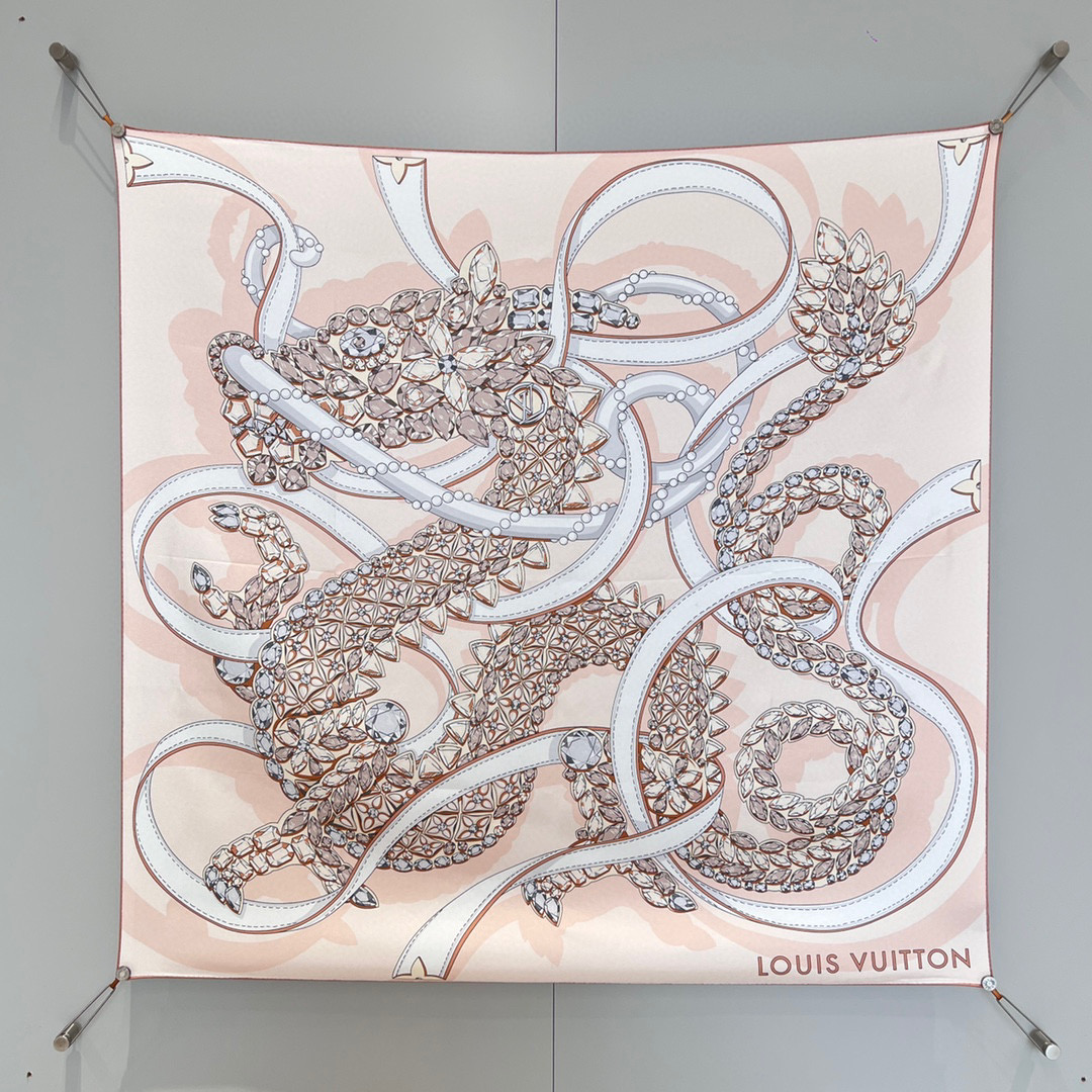 루이비통 Louis Vuitton 스커프 PRECIOUS DRAGON 90x90cm M79165