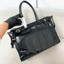 프라다 Prada 1BA439 LuxSoft 탑 핸들백 42CM