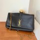 생로랑 Saint laurent/YSL 553804 리버시블 미디움 케이트 스웨이드 로덴 블랙 28CM