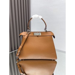 펜디 FENDI 290 PEEKABOO 탑 핸들백 33CM